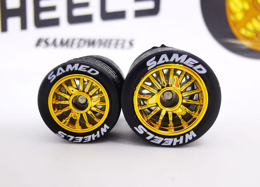 Lowrider 1012mm Gold ring, black tire with lettering DISTRIBUIDORES