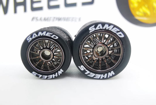 Lowrider 1012mm Shadow Black ring, black tire with lettering DISTRIBUIDORES
