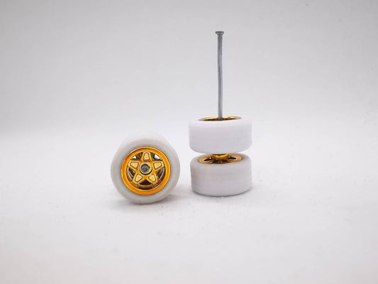 5star 11 mm gold, White tire DISTRIBUIDORES
