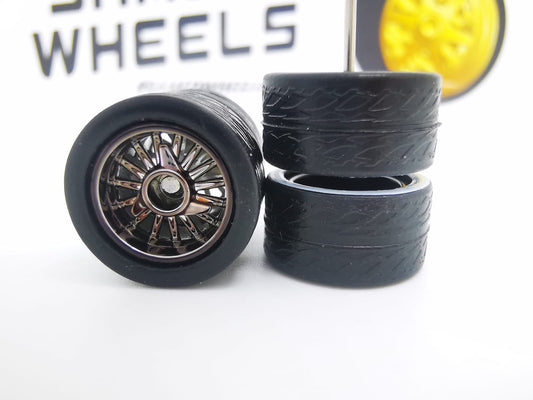 Lowrider 12mm Shadow Black ring, black tire DISTRIBUIDORES