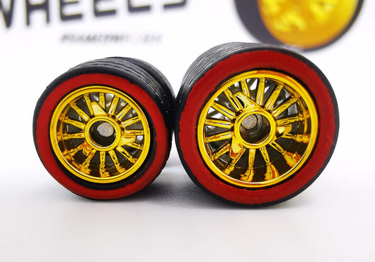 Lowrider 1012 mm Gold ring, black tire Red line DISTRIBUIDORES
