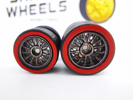 Lowrider 1012 mm Shadow Black ring, black tire Red line DISTRIBUIDORES