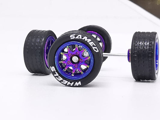 THUNDER 10 mm chamaleon ring, Black tire with white lettering DISTRIBUIDORES