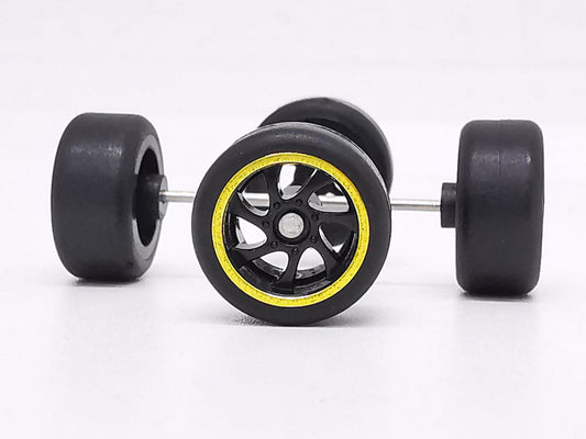 SE5 jdm 10mm Black gold ring, black tire SUPER ECO DISTRIBUIDORES