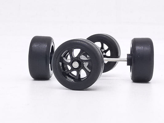 SE8 jdm 10mm Black ring, black tire SUPER ECO DISTRIBUIDORES