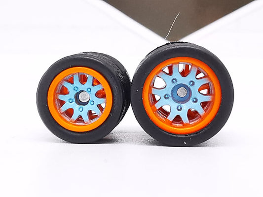 Thunder 1012 mm blue orange ring, Black tire DISTRIBUIDORES