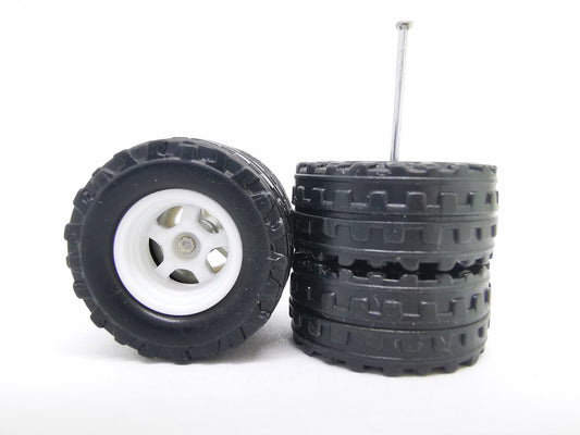 JAGUAR WARRIOR AT XL 5 Bolt 12mm White ring, black tire ECO DISTRIBUIDORES