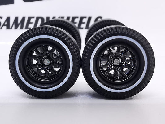 Dragster tire thunder black ring, white line/REAR NO SMALL DISTRIBUIDORES