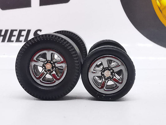 Dragster tire Muscle Shadow black, Black/Rear Flat DISTRIBUIDORES
