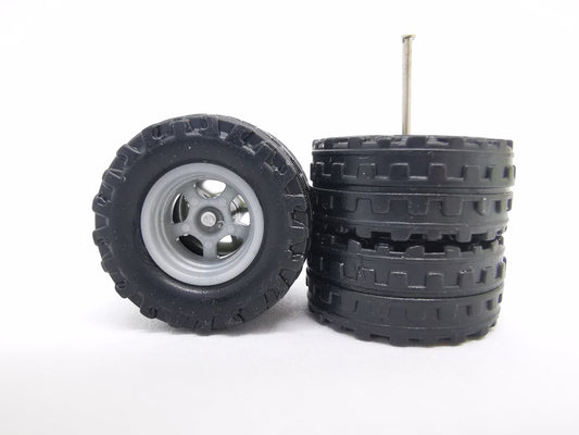 JAGUAR WARRIOR AT XL 5 Bolt 12mm Gray ring, black tire ECO DISTRIBUIDORES