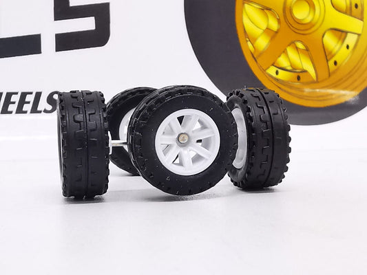 JAGUAR WARRIOR AT 7 spoke 11mm white, black tire ECO DISTRIBUIDORES