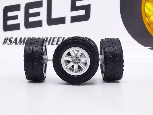 JAGUAR WARRIOR AT 7 spoke 11mm polished gray ring, black tire ECO DISTRIBUIDORES