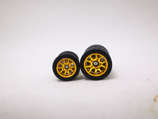 THUNDER 1012 mm gold ring, Black tire