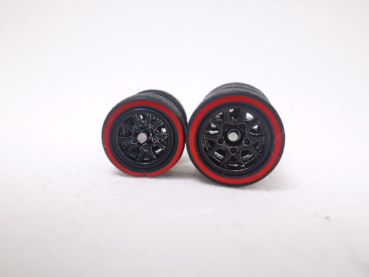 THUNDER 1012 mm black ring, Black tire with Red Line