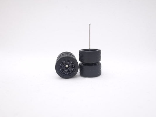 THUNDER 12 mm black ring, Black tire