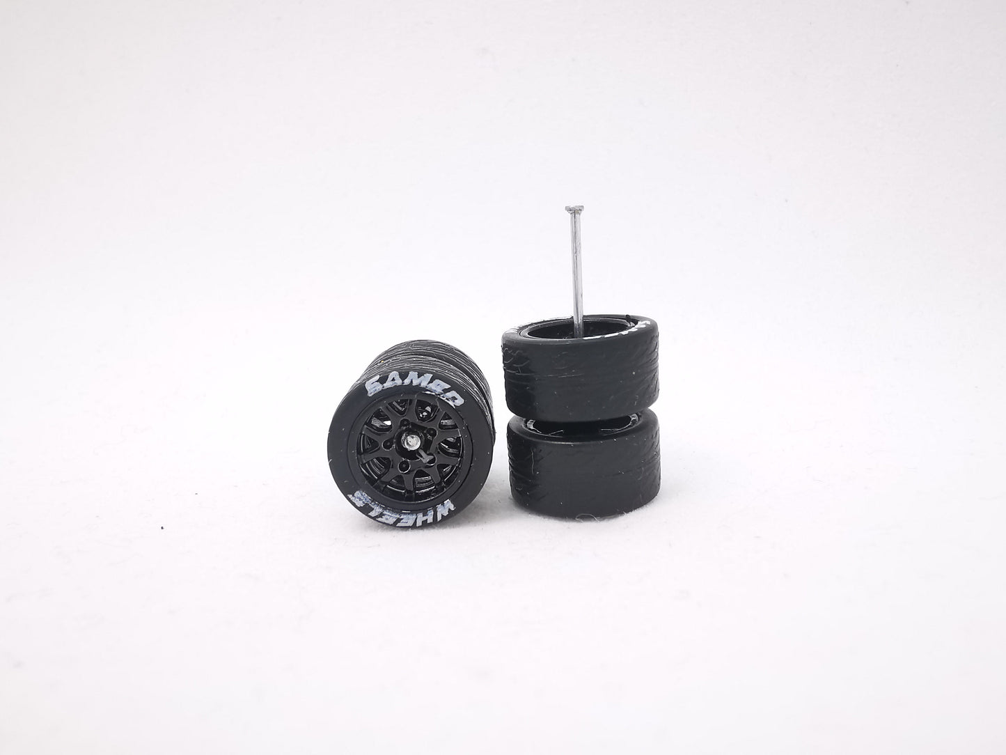 THUNDER 12 mm black ring, black tire with lettering
