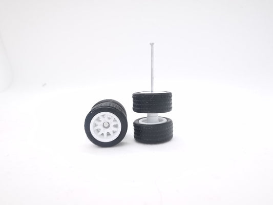 THUNDER 10 mm white ring, black tire