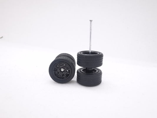 THUNDER 10 mm black rin, black tire