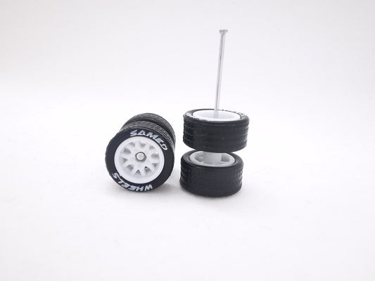 THUNDER 10 mm white ring, black tire with lettering