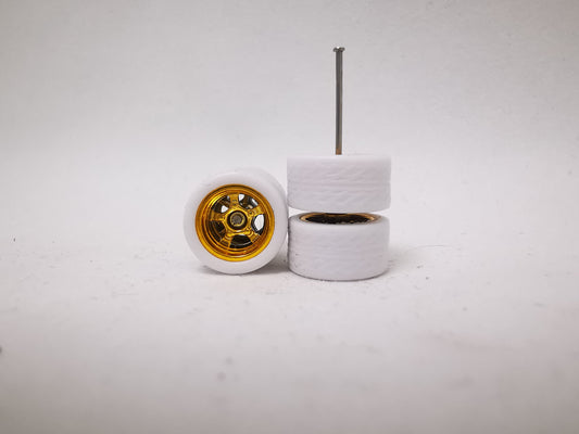 5 bolt 10mm white tile Gold ring