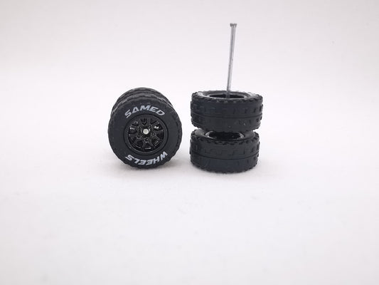 JAGUAR WARRIOR AT 10 MM thunder black ring, black tire with lettering