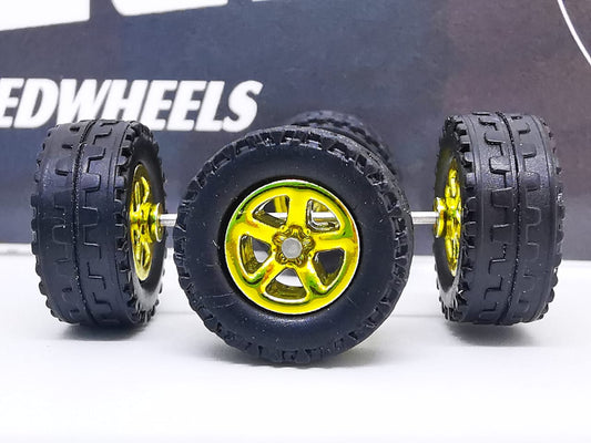 JAGUAR WARRIOR AT 10 MM muscle yellow ring, black tire