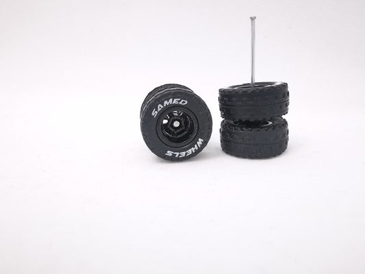 JAGUAR WARRIOR AT 10 MM 5 bolt Black, Black tire with lettering