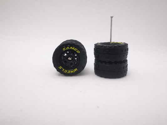 JAGUAR WARRIOR AT 12 MM thunder black ring, black tire XL with yellow lettering